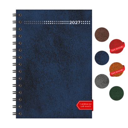 Agenda Semanal Wire-o Capa Nobuck
