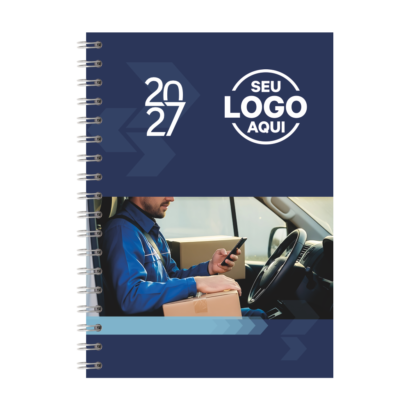 Agenda Semanal Wire-o Capa Aquarela