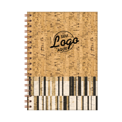 Caderno Wire-o Capa Cortiça