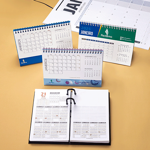 CALENDÁRIO DE MESA PERSONALIZADO