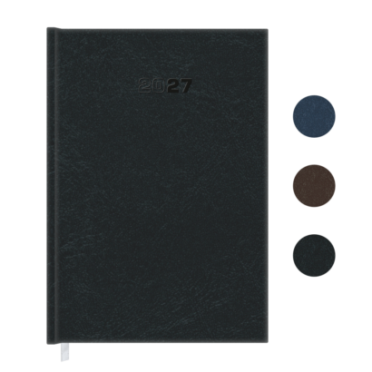 Agenda Diária Encadernada Capa Siena