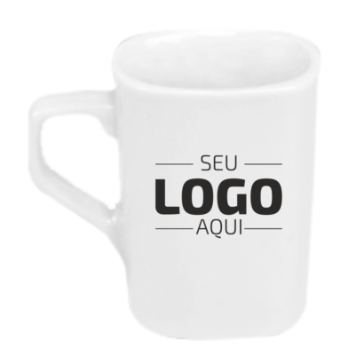 CANECA PORCELANA MINI SQUARE 150ML