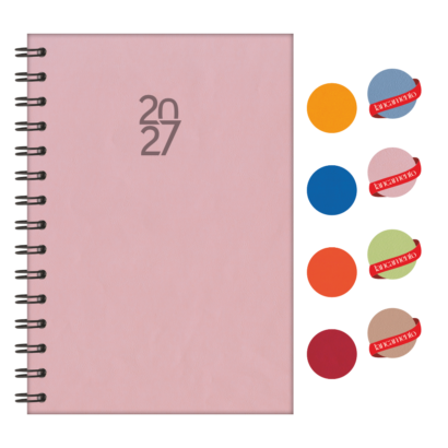 Agenda Diária Wire-o Capa Vega Color