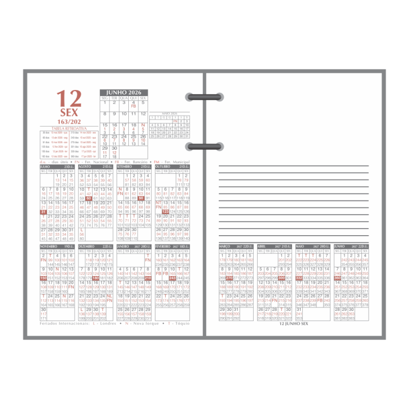 REFIL CALENDÁRIO FINANCEIRO R360 - Imagem 3
