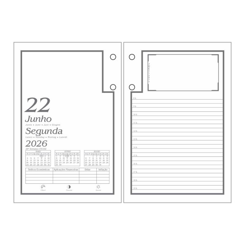 REFIL CALENDÁRIO DE MESA R501 - Imagem 3