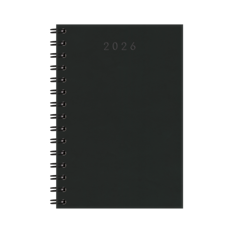 AGENDA DIÁRIA CRISTAL PRETA