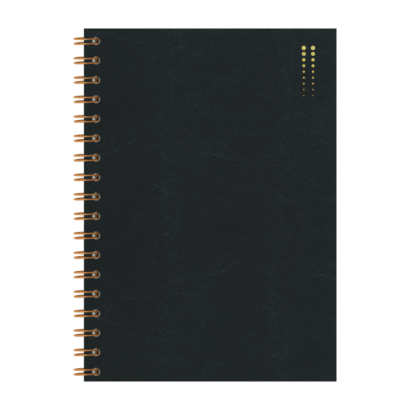 CADERNO MÉDIO PREMIUM PRETO