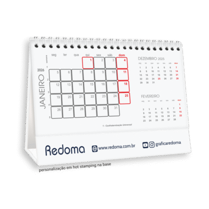 Calendário Classic | (base flexível)