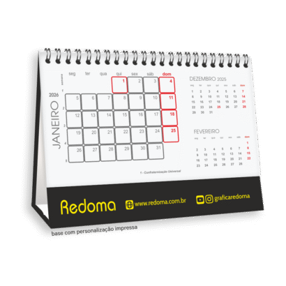 Calendário Classic | (base rígida)