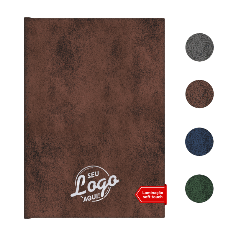 Caderno Encadernado | Capa Nobuck