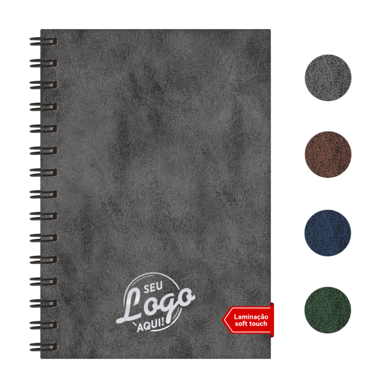 Caderno Wire-o | Capa Nobuck