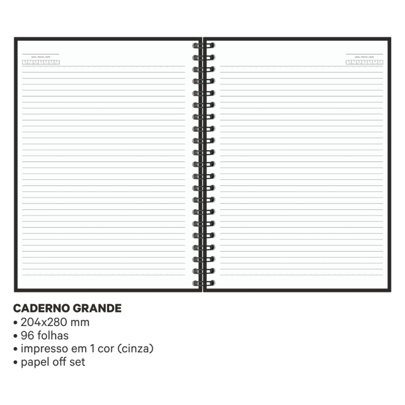 Caderno Wire-o | Capa Siena - Imagem 3