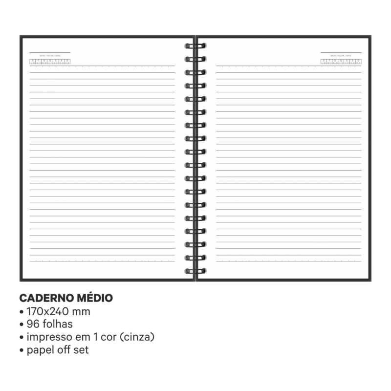 Caderno Wire-o | Capa Siena - Imagem 4