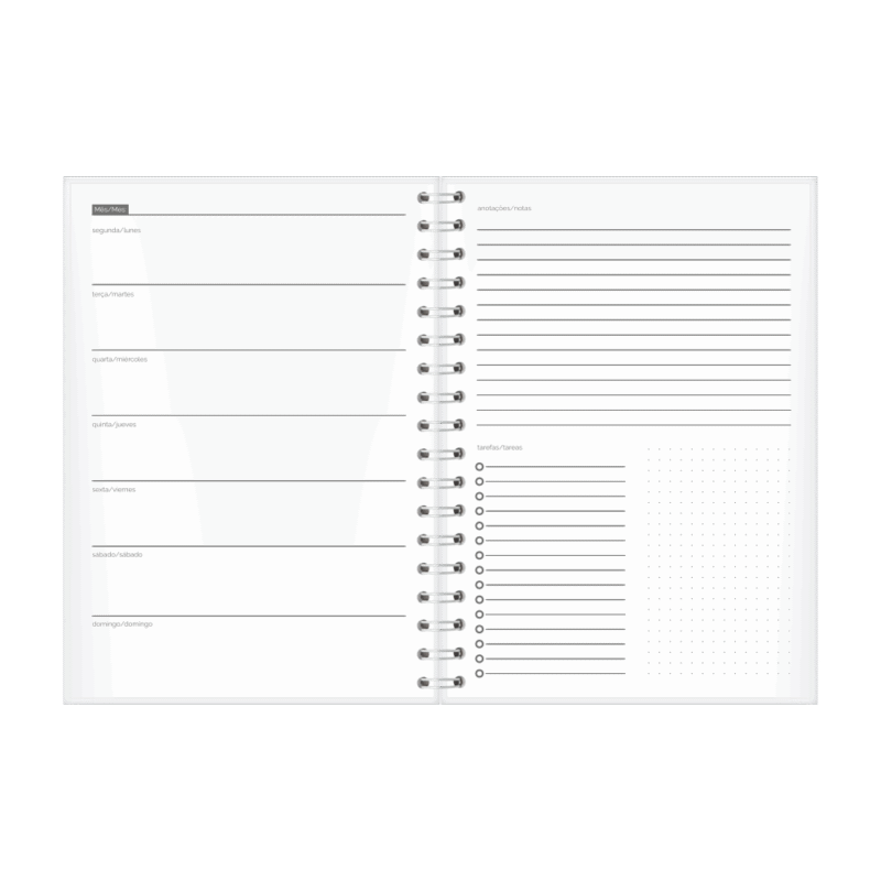 Planner Semanal médio wire-o - Imagem 4