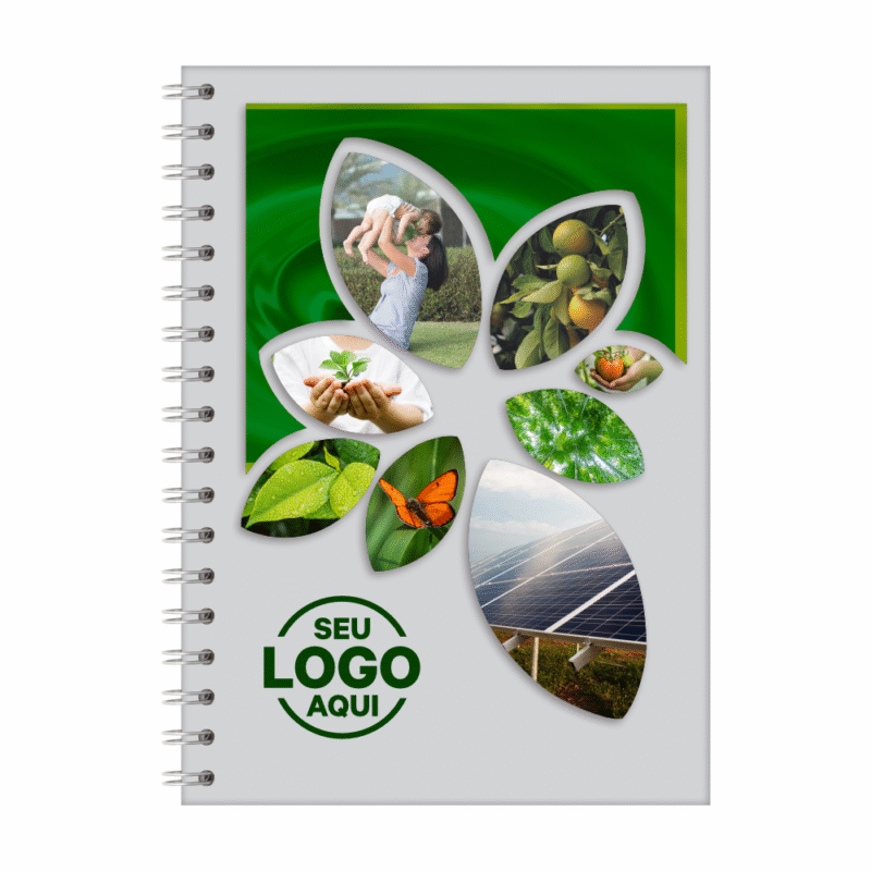 Caderno Wire-o | Capa Aquarela Design - Imagem 9