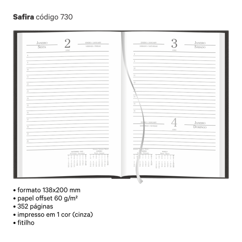 Agenda Diária Kraft - Imagem 3